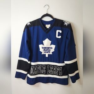 Toronto Maple Leafs Sundin Mighty Mac Sports Vintage Jersey Size Large NHL